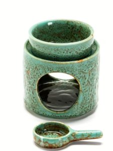 KERAMINIS KVAPŲ IR ETERINIŲ ALIEJŲ DEGIKLIS SU ŽVAKUTE