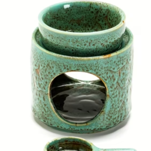 KERAMINIS KVAPŲ IR ETERINIŲ ALIEJŲ DEGIKLIS SU ŽVAKUTE